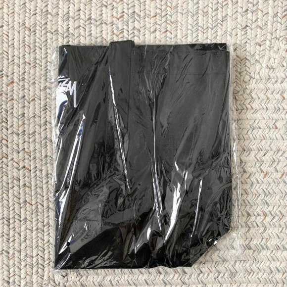 Stussy black tote shoulder handbag bag - Picture 4 of 4